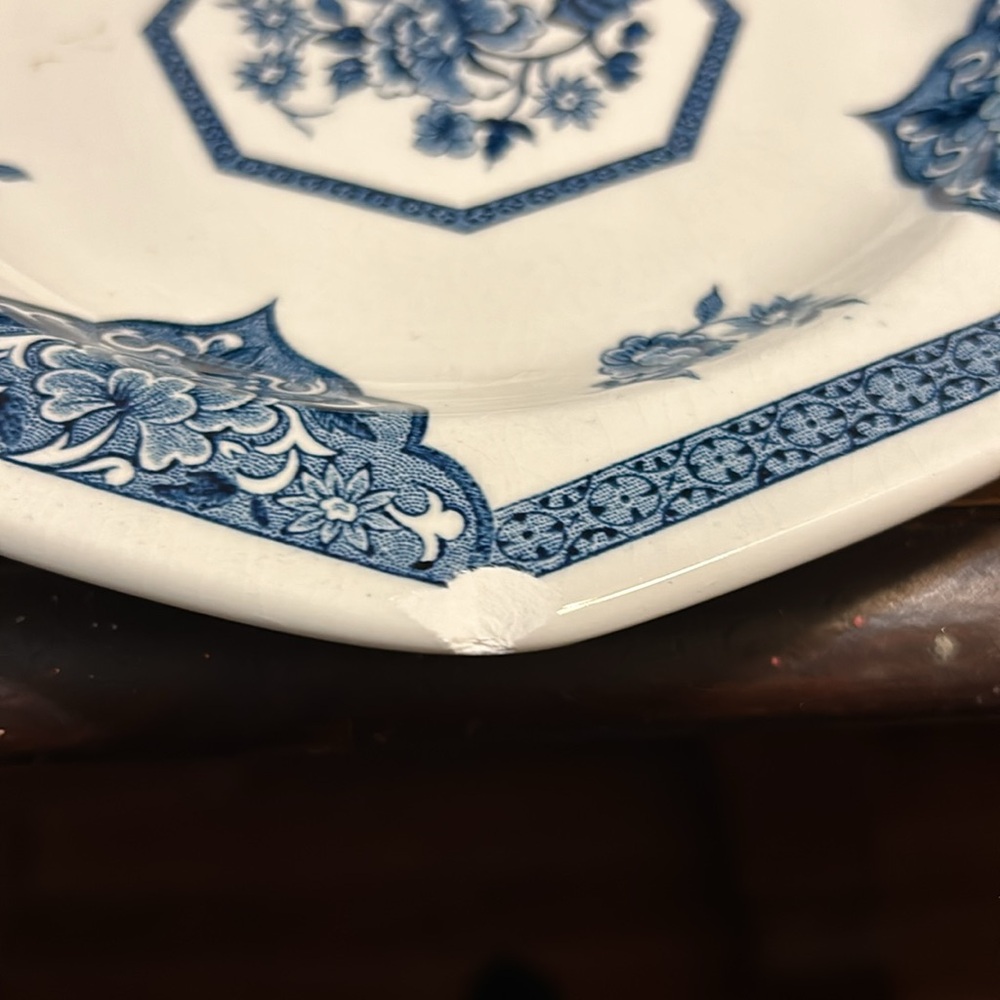 Royal Staffordshire Old Pekin Ironstone J&G Meakin England 7” plate - Picture 6 of 6